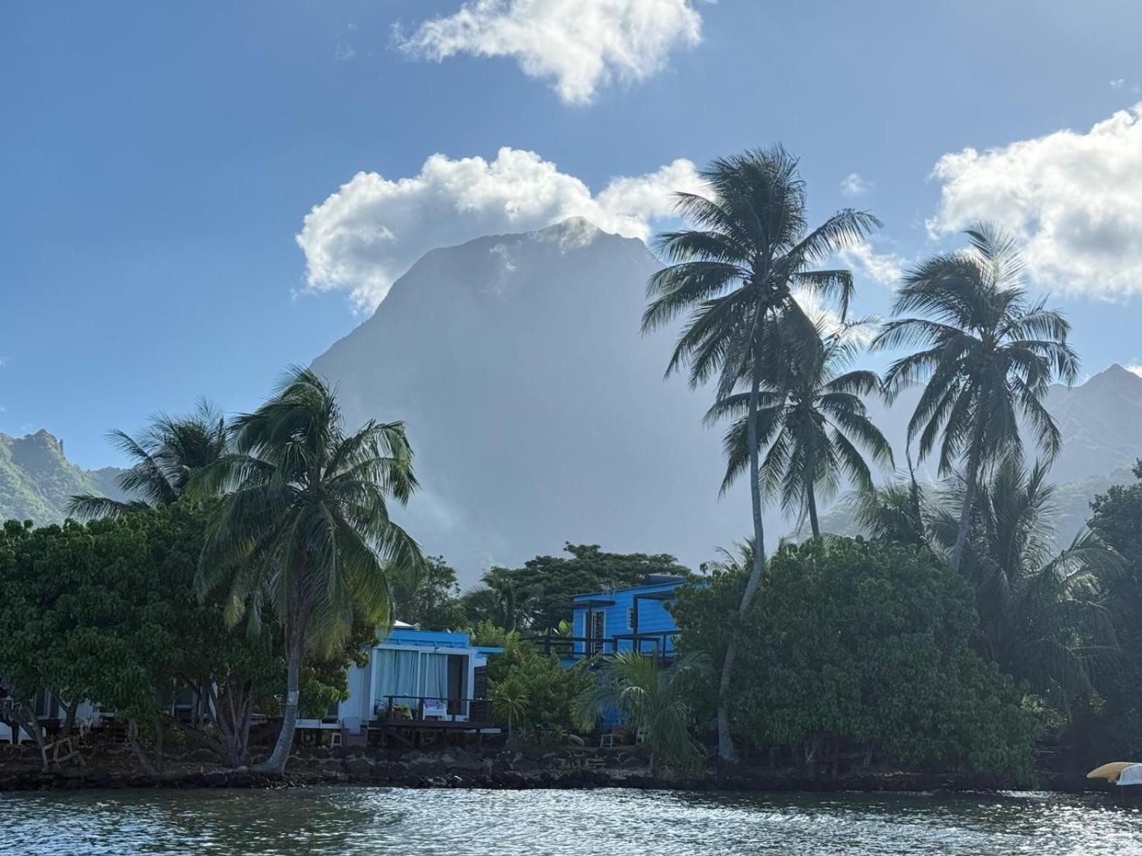 Bungalow Vue Lagon 180 Degre, La Maison Bleue Moorea Esterno foto