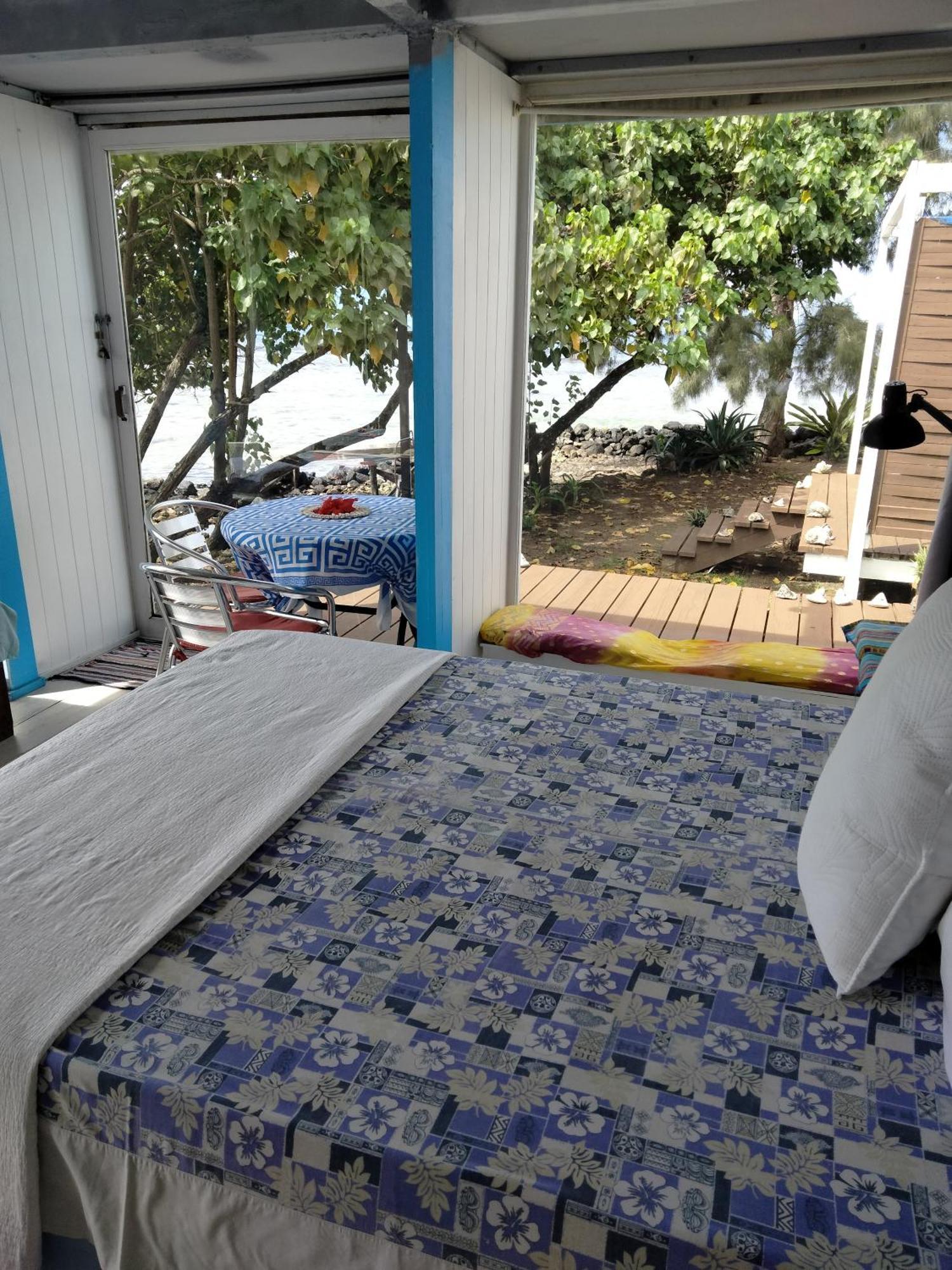 Bungalow Vue Lagon 180 Degre, La Maison Bleue Moorea Esterno foto