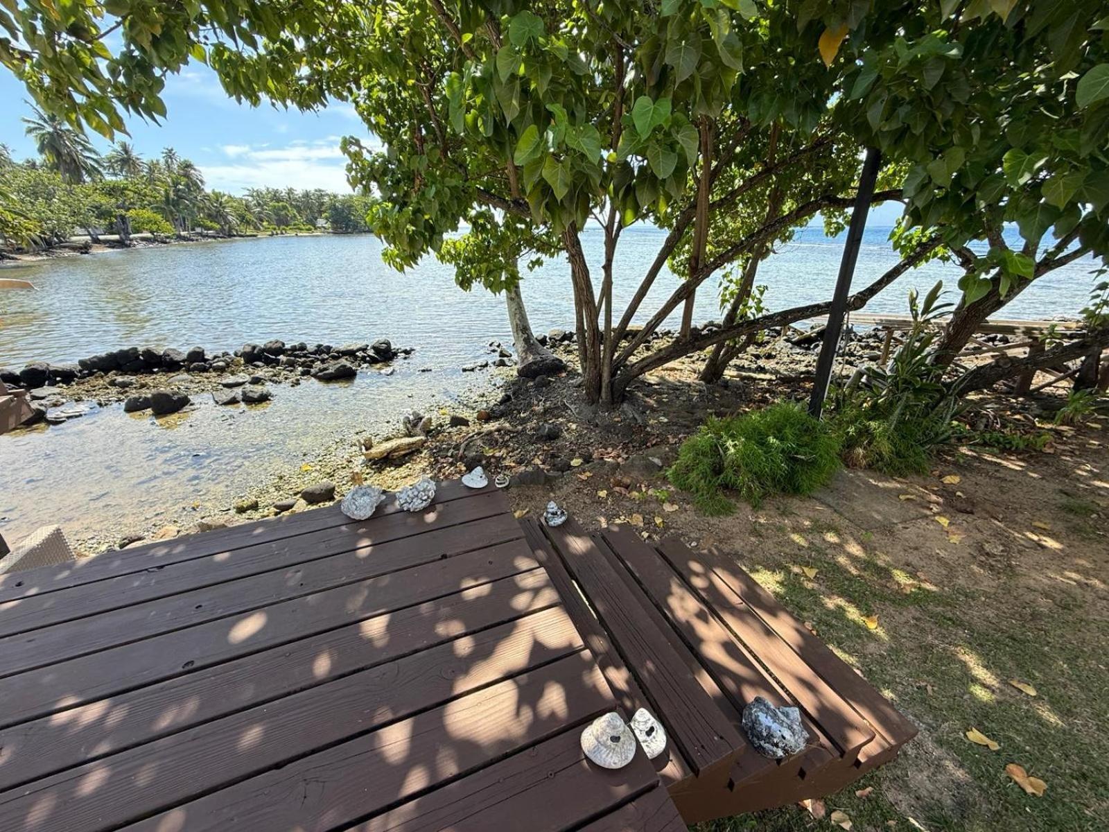 Bungalow Vue Lagon 180 Degre, La Maison Bleue Moorea Esterno foto